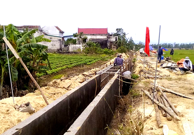 Mặt trận các cấp huyện Quảng Ninh đẩy mạnh công tác tuyên truyền xây dựng nông thôn mới.