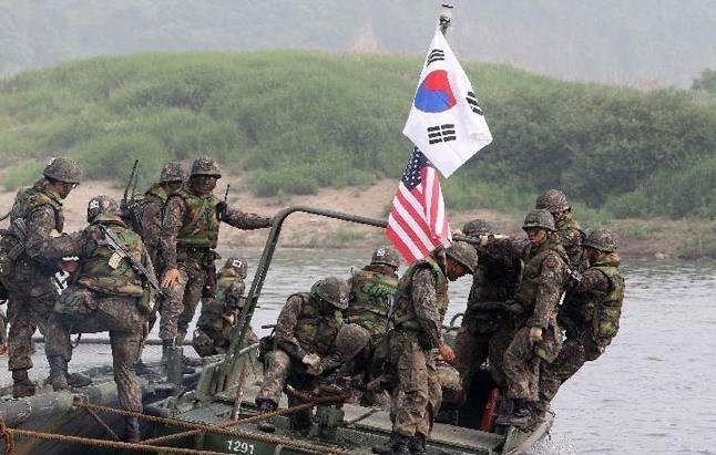 Triều Tiên đã phản đối cuộc tập trận chung Mỹ-Hàn Quốc. (Nguồn: AP)