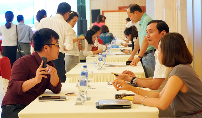 Các doanh nghiệp Quảng Bình và TP HCM trao đổi, liên kết, tìm cơ hội hợp tác.