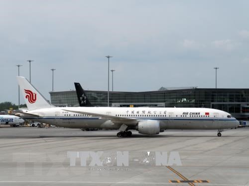 Một máy bay của hãng hàng không Air China. (Nguồn: AFP/TTXVN)