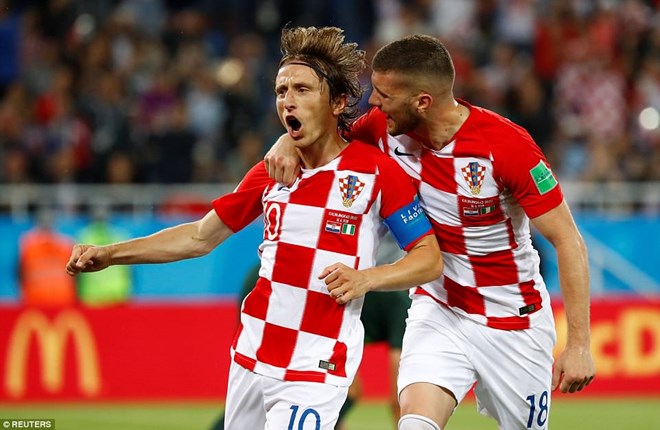 Luka Modric ấn định chiến thắng cho Croatia. (Nguồn: Reuters)