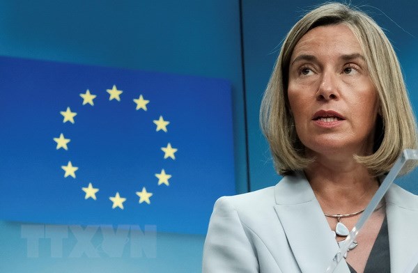 Đại diện cấp cao của EU về chính sách an ninh và đối ngoại Federica Mogherini. (Nguồn: AFP/TTXVN)