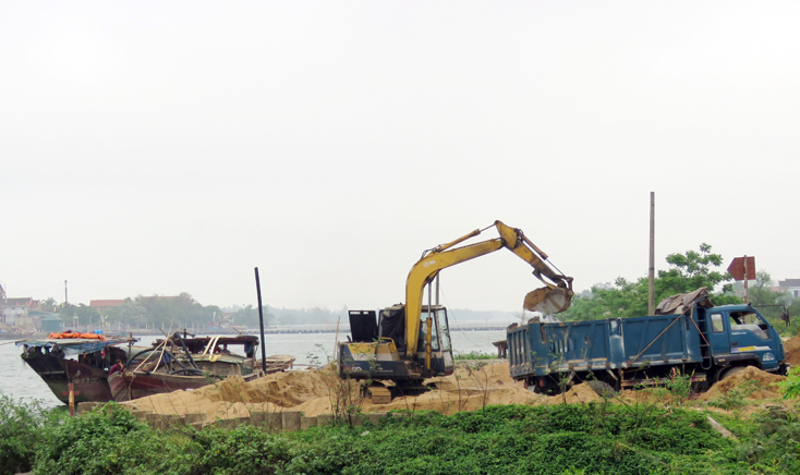 Tình trạng khai thác khoáng sản trái phép tại Quảng Trạch: Cần có sự phối hợp đồng bộ giữa các địa phương, cơ quan chức năng