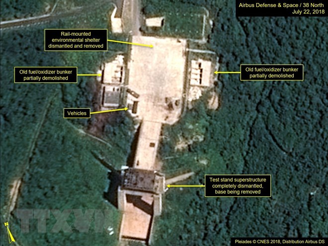 Hàn Quốc hoan nghênh Triều Tiên tháo dỡ bãi thử tên lửa