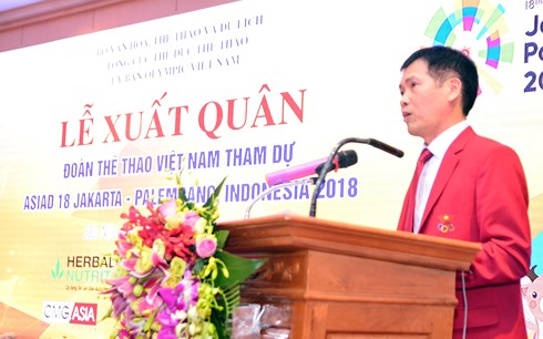 Đoàn Thể thao Việt Nam đặt mục tiêu giành 3 HCV tại ASIAD 2018