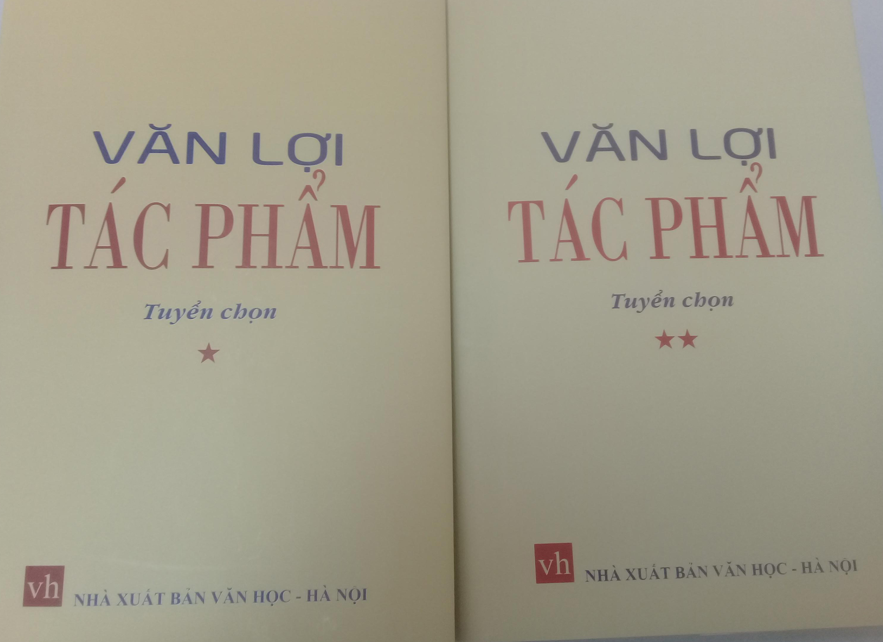 Tác phẩm Văn Lợi dưới con mắt người trẻ