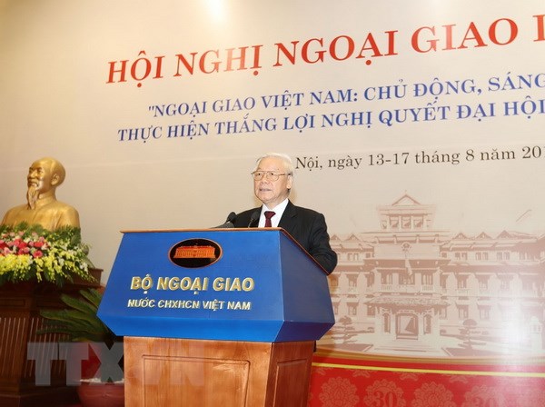 Tổng Bí thư Nguyễn Phú Trọng dự khai mạc Hội nghị Ngoại giao lần 30