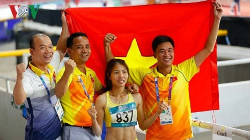 Bùi Thị Thu Thảo xuất sắc giành HCV nhảy xa ở ASIAD 2018
