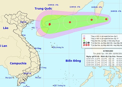 Bão và siêu bão có thể xuất hiện trên Biển Đông trong tuần này