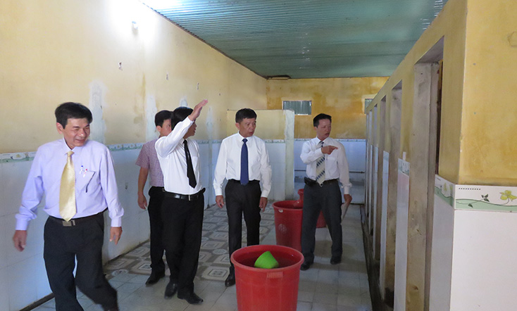 Xây dựng nhà vệ sinh trong trường học: Quyết tâm đạt chuẩn trong năm học 2018-2019