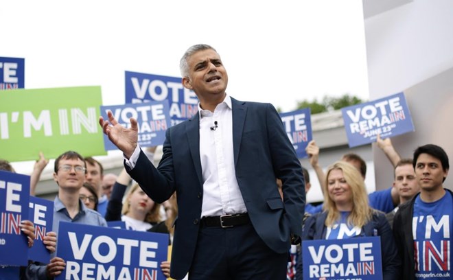 Thị trưởng London kêu gọi trưng cầu dân ý lần 2 về Brexit