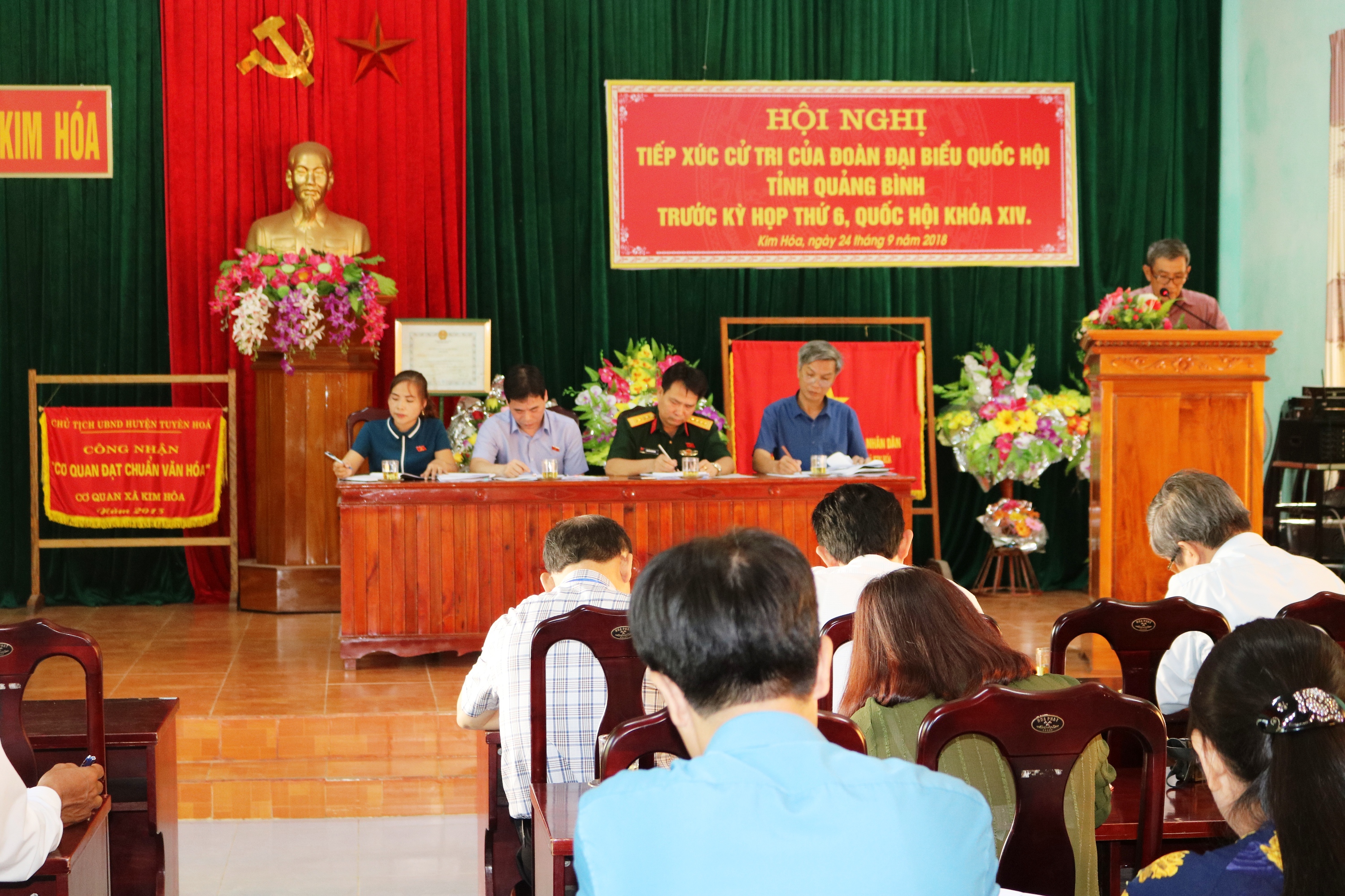 Đại biểu Quốc hội tiếp xúc cử tri tại huyện Tuyên Hóa và Minh Hóa