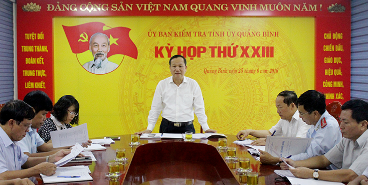 Thực hiện nhiệm vụ kiểm tra, giám sát tại Đảng bộ tỉnh Quảng Bình: Những kinh nghiệm rút ra