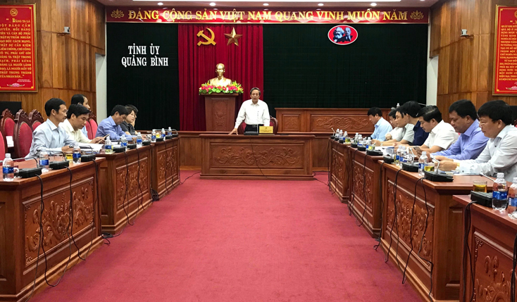 Triển khai kế hoạch thực hiện dự án Tượng đài Chủ tịch Hồ Chí Minh với nhân dân Quảng Bình