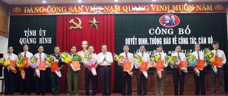 Đảng bộ tỉnh Quảng Bình:  Tiếp tục đổi mới, nâng cao chất lượng hiệu quả công tác Tổ chức xây dựng Đảng