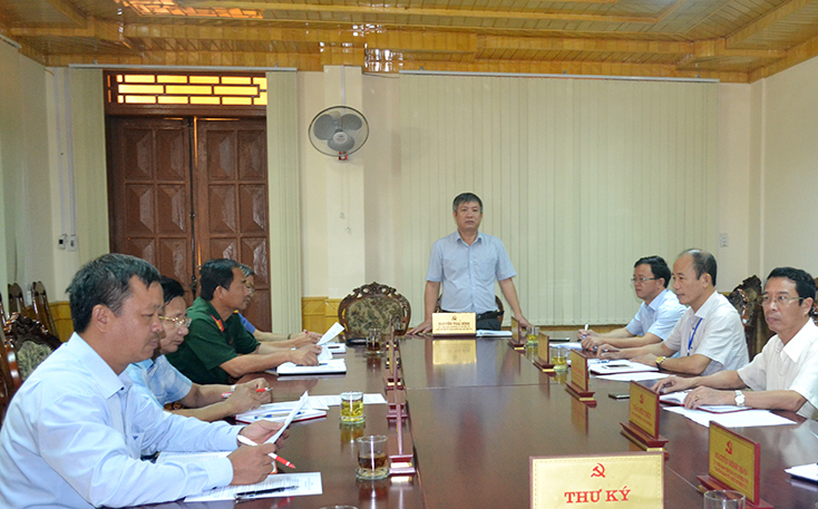 Ủy ban Kiểm tra Huyện ủy Tuyên Hóa: Tham mưu giúp cấp ủy thực hiện có hiệu quả nhiệm vụ kiểm tra, giám sát