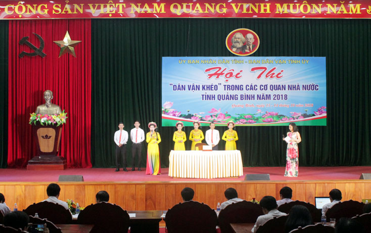 Khai mạc hội thi "Dân vận khéo" trong các cơ quan nhà nước tỉnh Quảng Bình