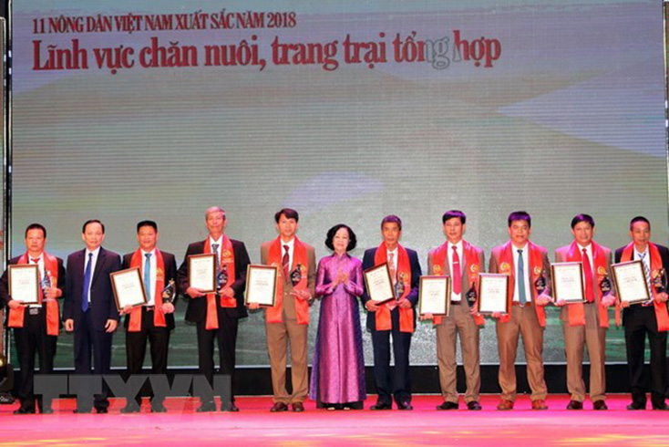 Lễ tôn vinh 63 nông dân Việt Nam xuất sắc trong năm 2018