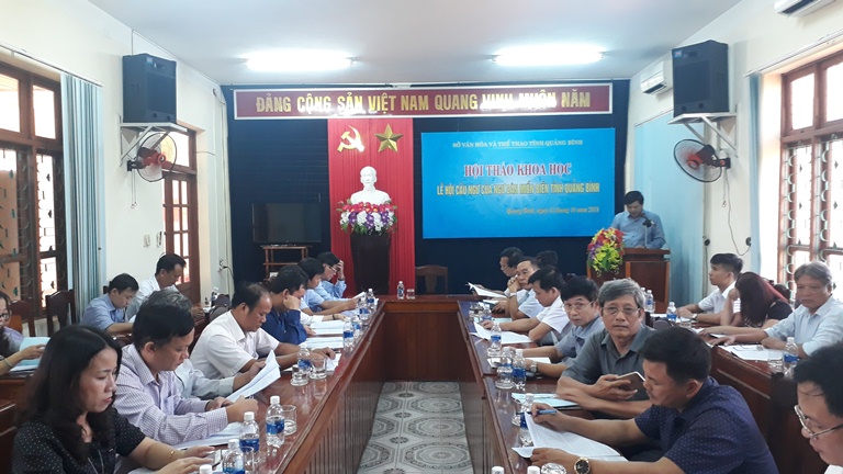 Hội thảo khoa học 'Lễ hội Cầu ngư của ngư dân miền biển tỉnh Quảng Bình'