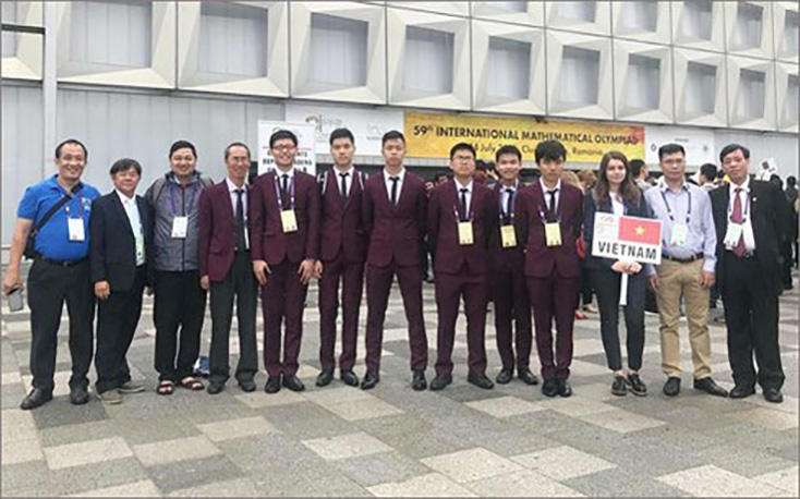 Thành tích 'khủng' của học sinh Việt Nam tham dự Olympic Quốc tế 2018