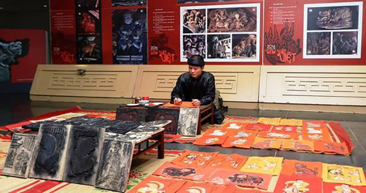 Cuộc hội ngộ của sáu dòng tranh dân gian Việt Nam tiêu biểu