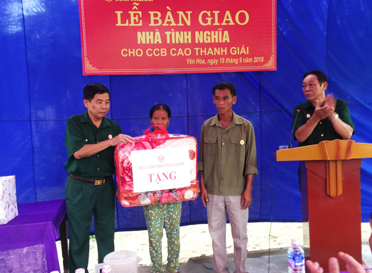 Hỗ trợ xây dựng 34 nhà "Nghĩa tình đồng đội" cho CCB có hoàn cảnh đặc biệt khó khăn