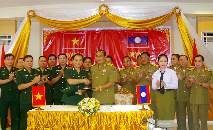 Hội đàm giữa BĐBP tỉnh Quảng Bình và Ty An ninh, tỉnh Savannakhet (CHDCND Lào)