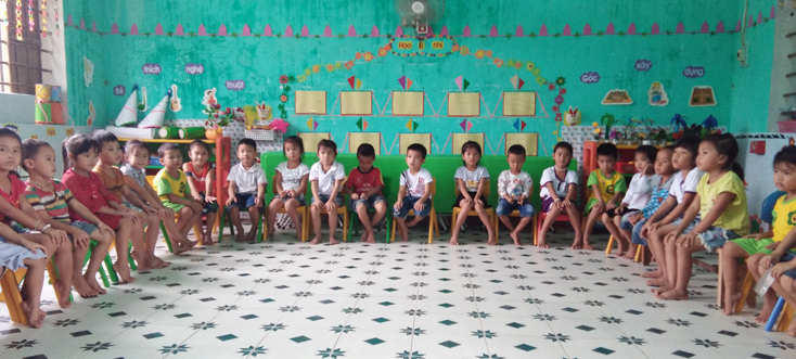 Xã Quảng Hợp: Hầu hết học sinh mầm non đã trở lại trường