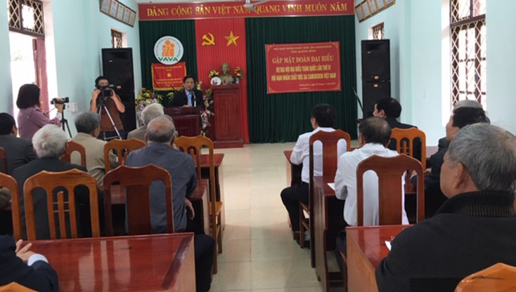 Gặp mặt đại biểu dự Đại hội Hội Nạn nhân CĐDC/dioxin Việt Nam lần thứ IV