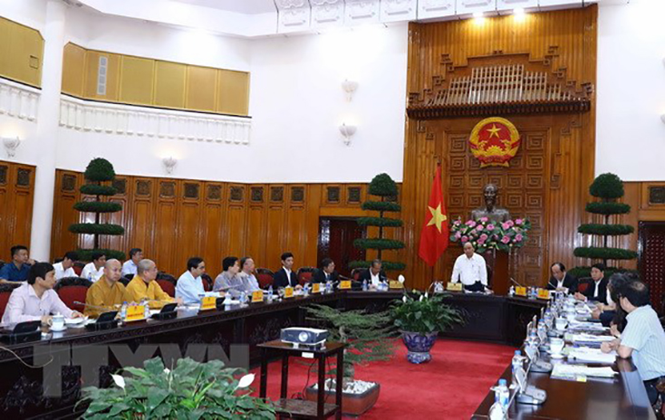 Thủ tướng Nguyễn Xuân Phúc chủ trì họp công tác tổ chức Đại lễ Vesak