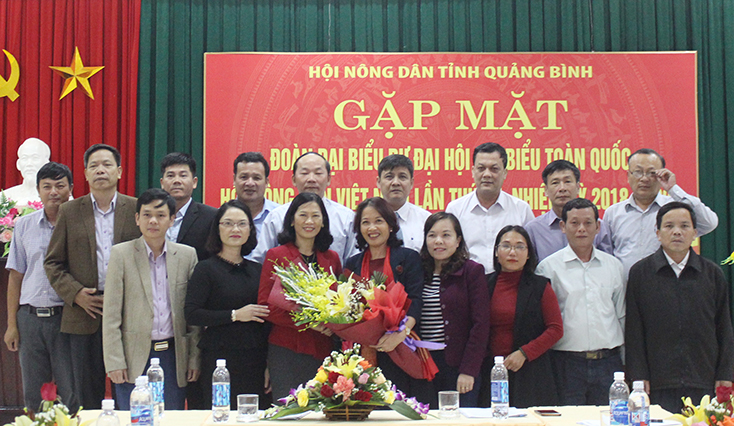 15 đại biểu Quảng Bình tham dự Đại hội đại biểu Hội Nông dân Việt Nam lần thứ VII