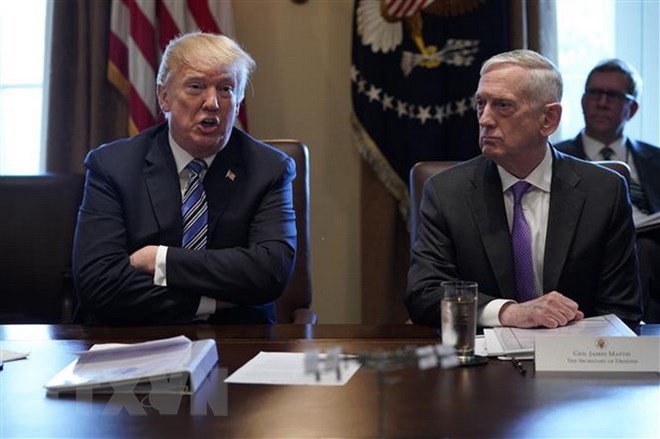 Phản ứng của ông Trump về sự từ chức của Bộ trưởng Quốc phòng Mattis