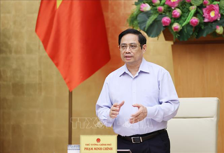 Thủ tướng Phạm Minh Chính: Kinh tế vĩ mô 7 tháng năm 2021 cơ bản ổn định, nhiều lĩnh vực đạt kết quả khá tích cực