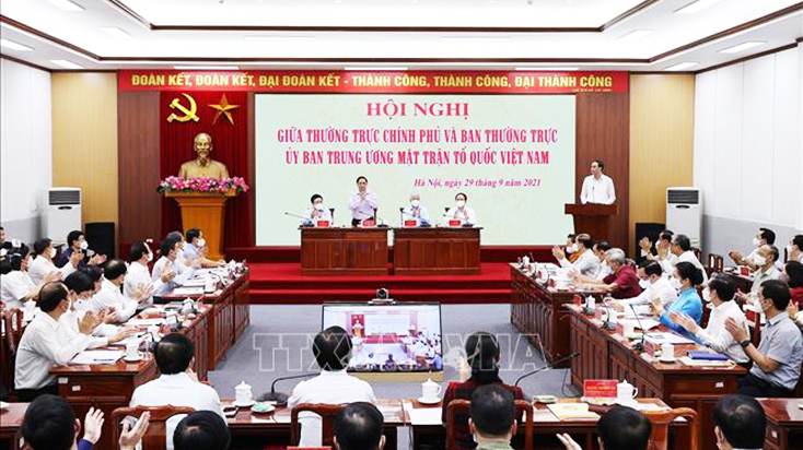 Sự phối hợp giữa Chính phủ và MTTQ Việt Nam phù hợp với lợi ích quốc gia, dân tộc
