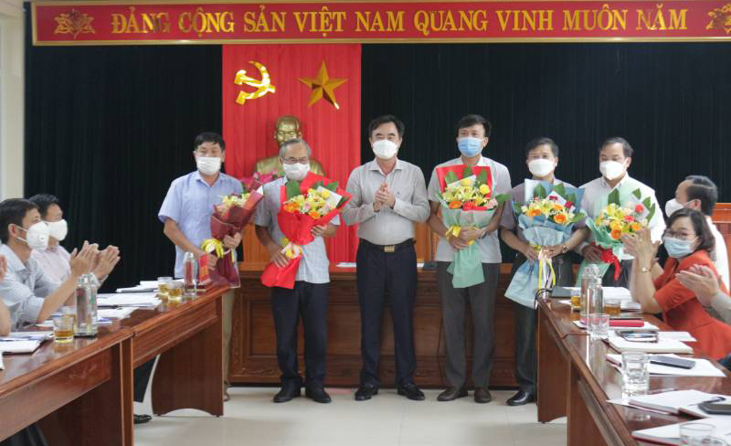 Đồng chí Trưởng ban Nội chính Tỉnh uỷ làm việc với Ban Thường vụ Huyện ủy Quảng Trạch