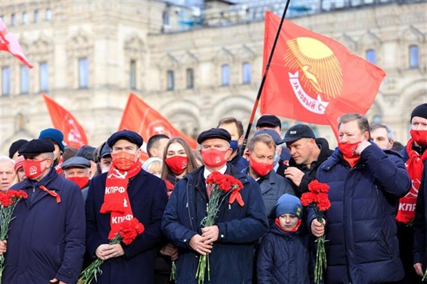 Liên bang Nga long trọng kỷ niệm 104 năm Cách mạng Tháng Mười