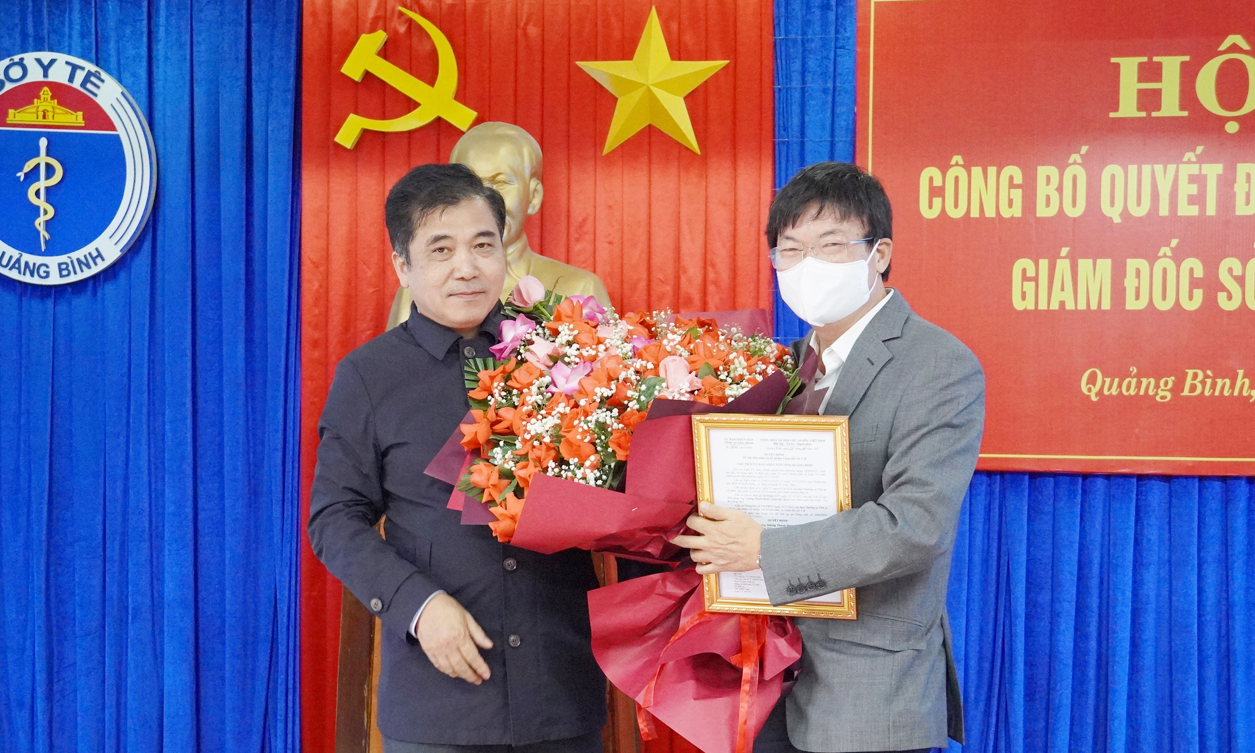 Bác sỹ Dương Thanh Bình được bổ nhiệm làm Giám đốc Sở Y tế Quảng Bình