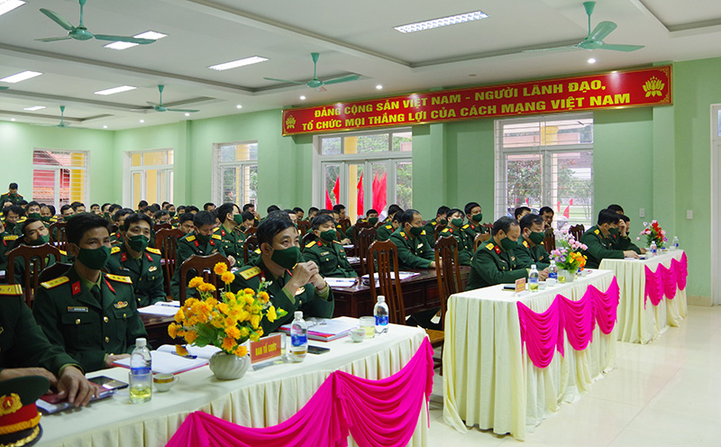 Bộ CHQS tỉnh: Khai mạc lớp tập huấn cán bộ năm 2022