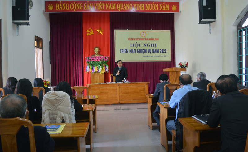 Hội Cựu giáo chức tỉnh: Tiếp tục củng cố, xây dựng tổ chức hội