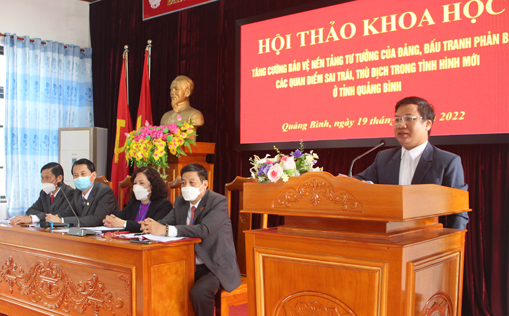 Tăng cường bảo vệ nền tảng tư tưởng của Đảng trong tình hình mới ở tỉnh Quảng Bình