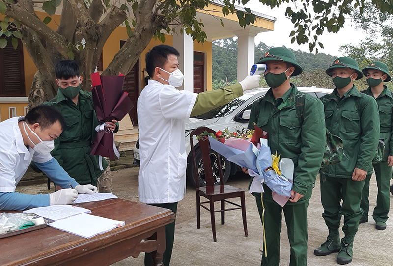 Bộ đội Biên phòng Quảng Bình tiếp nhận 145 chiến sỹ mới