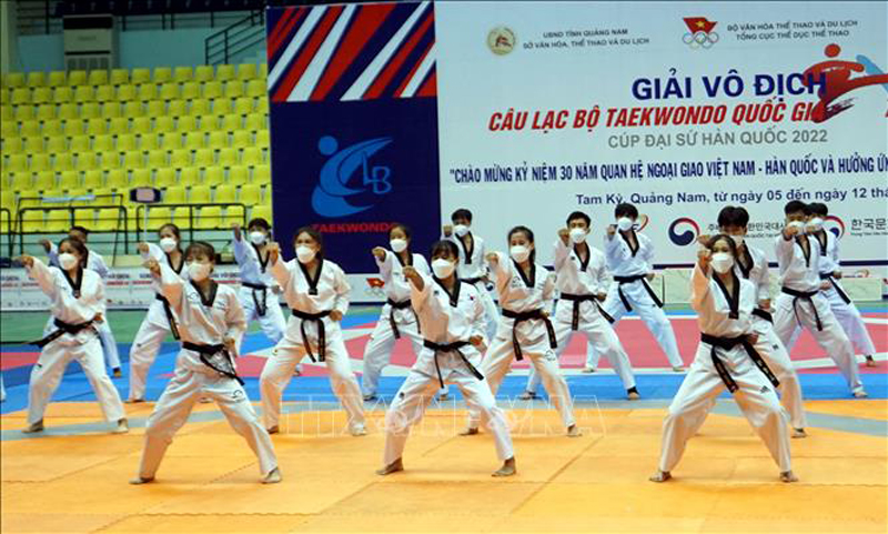 Khai mạc Giải Vô địch các câu lạc bộ Taekwondo quốc gia