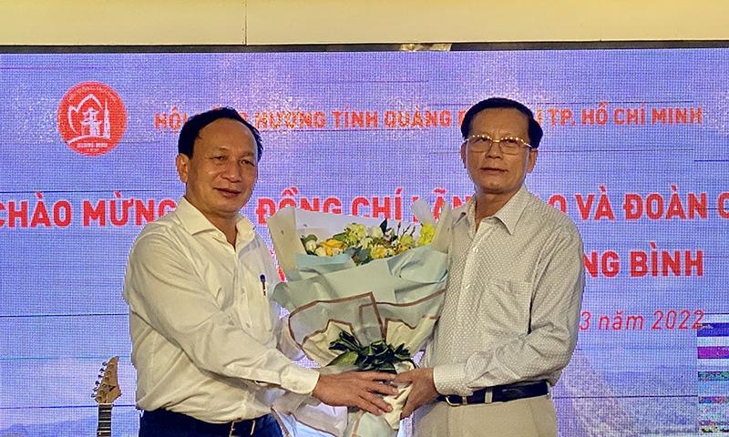 Lãnh đạo tỉnh gặp mặt Hội Đồng hương Quảng Bình tại TP. Hồ Chí Minh
