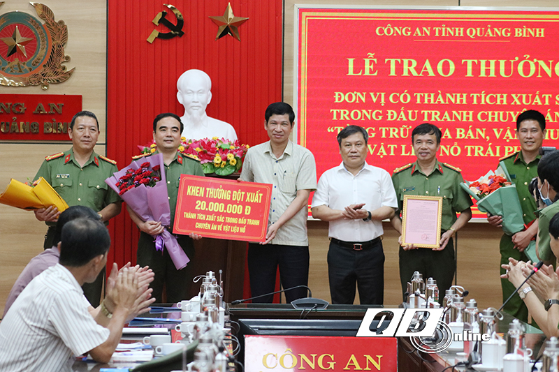 Thưởng nóng các đơn vị phá chuyên án "NVT1"
