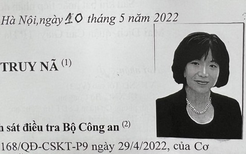 Truy nã Chủ tịch Công ty AIC Nguyễn Thị Thanh Nhàn