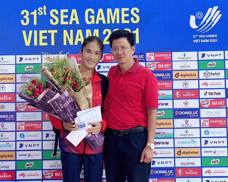 VĐV Quảng Bình đoạt HCB môn điền kinh tại SEA Games 31