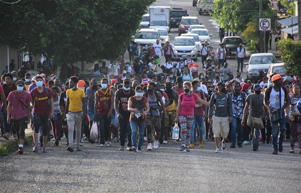 Hình thành đoàn người di cư 6.000 người ở Mexico tìm đường tới Mỹ