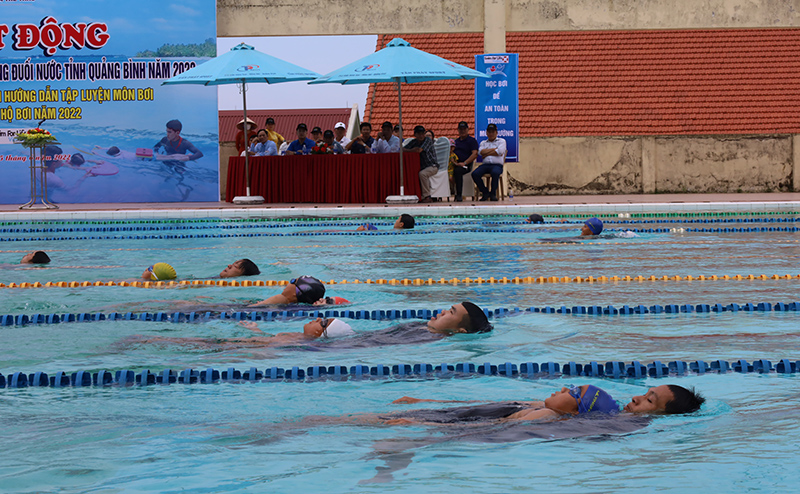 Lễ phát động toàn dân tập luyện môn bơi phòng, chống đuối nước