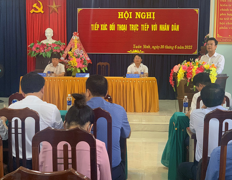 Quảng Ninh: Đối thoại trực tiếp với nhân dân xã Xuân Ninh
