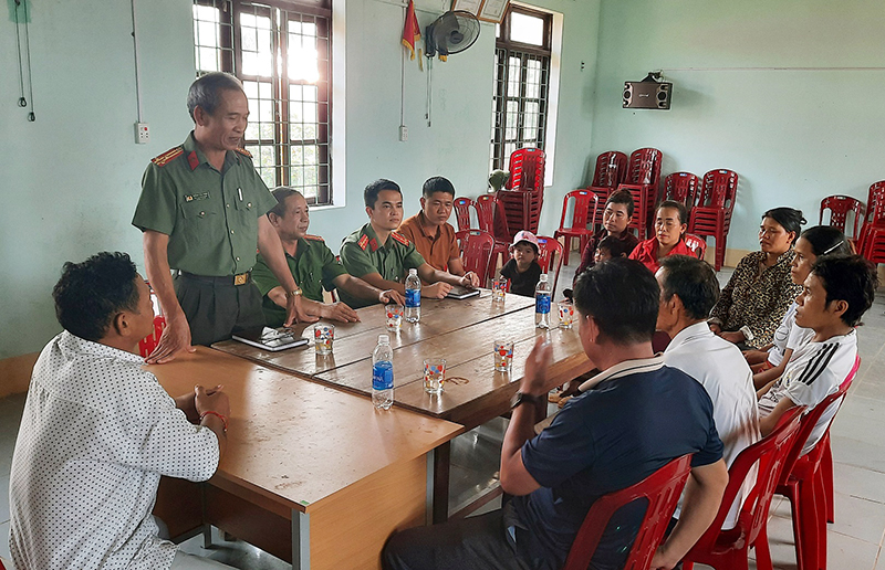 Phát huy hiệu quả mô hình "Bản đoàn kết, an toàn về an ninh trật tự"